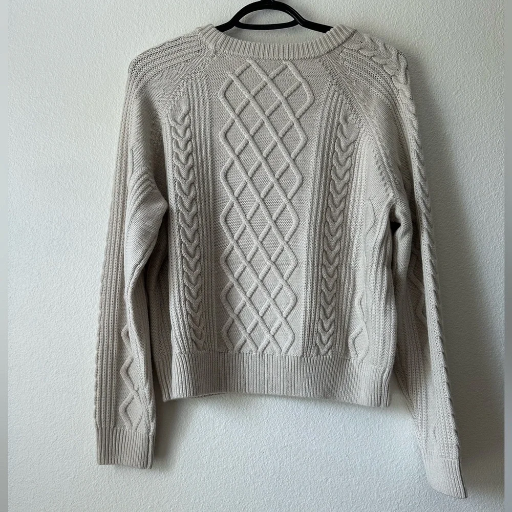 NILI LOTAN Coras Wool Cable-Knit Sweater - Picture 10 of 12